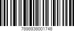 Código de barras (EAN, GTIN, SKU, ISBN): '7898938001748'
