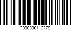 Código de barras (EAN, GTIN, SKU, ISBN): '7898938113779'