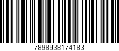 Código de barras (EAN, GTIN, SKU, ISBN): '7898938174183'