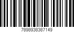 Código de barras (EAN, GTIN, SKU, ISBN): '7898938387149'