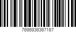 Código de barras (EAN, GTIN, SKU, ISBN): '7898938387187'