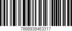 Código de barras (EAN, GTIN, SKU, ISBN): '7898938463317'