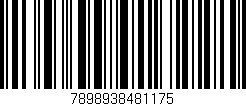 Código de barras (EAN, GTIN, SKU, ISBN): '7898938481175'