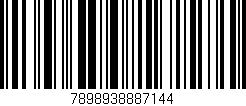 Código de barras (EAN, GTIN, SKU, ISBN): '7898938887144'