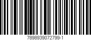 Código de barras (EAN, GTIN, SKU, ISBN): '7898939072799-1'