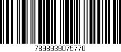 Código de barras (EAN, GTIN, SKU, ISBN): '7898939075770'