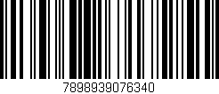 Código de barras (EAN, GTIN, SKU, ISBN): '7898939076340'