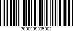 Código de barras (EAN, GTIN, SKU, ISBN): '7898939095982'