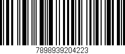 Código de barras (EAN, GTIN, SKU, ISBN): '7898939204223'