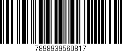 Código de barras (EAN, GTIN, SKU, ISBN): '7898939560817'
