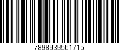 Código de barras (EAN, GTIN, SKU, ISBN): '7898939561715'