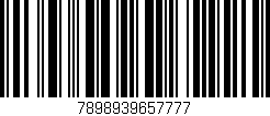 Código de barras (EAN, GTIN, SKU, ISBN): '7898939657777'