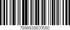 Código de barras (EAN, GTIN, SKU, ISBN): '7898939820560'