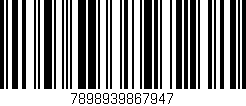 Código de barras (EAN, GTIN, SKU, ISBN): '7898939867947'