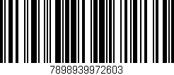 Código de barras (EAN, GTIN, SKU, ISBN): '7898939972603'
