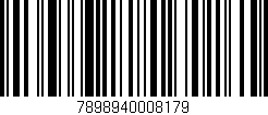 Código de barras (EAN, GTIN, SKU, ISBN): '7898940008179'