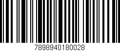 Código de barras (EAN, GTIN, SKU, ISBN): '7898940180028'
