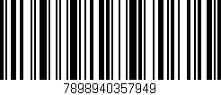 Código de barras (EAN, GTIN, SKU, ISBN): '7898940357949'