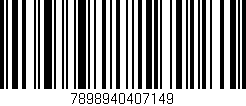 Código de barras (EAN, GTIN, SKU, ISBN): '7898940407149'