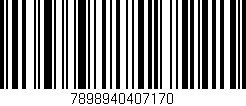 Código de barras (EAN, GTIN, SKU, ISBN): '7898940407170'
