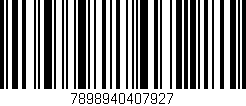 Código de barras (EAN, GTIN, SKU, ISBN): '7898940407927'