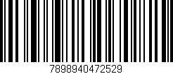 Código de barras (EAN, GTIN, SKU, ISBN): '7898940472529'