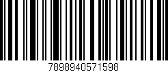 Código de barras (EAN, GTIN, SKU, ISBN): '7898940571598'