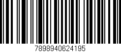 Código de barras (EAN, GTIN, SKU, ISBN): '7898940624195'