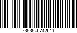 Código de barras (EAN, GTIN, SKU, ISBN): '7898940742011'