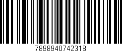 Código de barras (EAN, GTIN, SKU, ISBN): '7898940742318'