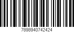 Código de barras (EAN, GTIN, SKU, ISBN): '7898940742424'