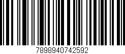 Código de barras (EAN, GTIN, SKU, ISBN): '7898940742592'
