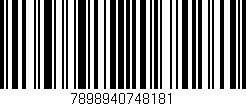 Código de barras (EAN, GTIN, SKU, ISBN): '7898940748181'