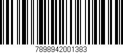 Código de barras (EAN, GTIN, SKU, ISBN): '7898942001383'