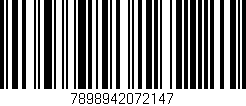 Código de barras (EAN, GTIN, SKU, ISBN): '7898942072147'