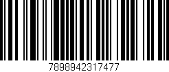 Código de barras (EAN, GTIN, SKU, ISBN): '7898942317477'