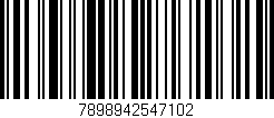 Código de barras (EAN, GTIN, SKU, ISBN): '7898942547102'
