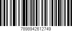 Código de barras (EAN, GTIN, SKU, ISBN): '7898942612749'