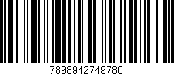 Código de barras (EAN, GTIN, SKU, ISBN): '7898942749780'