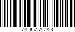 Código de barras (EAN, GTIN, SKU, ISBN): '7898942797736'