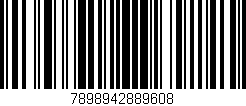 Código de barras (EAN, GTIN, SKU, ISBN): '7898942889608'