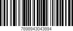 Código de barras (EAN, GTIN, SKU, ISBN): '7898943043894'