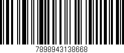 Código de barras (EAN, GTIN, SKU, ISBN): '7898943138668'