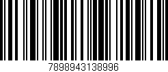 Código de barras (EAN, GTIN, SKU, ISBN): '7898943138996'