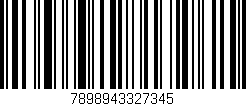 Código de barras (EAN, GTIN, SKU, ISBN): '7898943327345'
