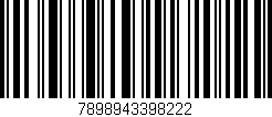 Código de barras (EAN, GTIN, SKU, ISBN): '7898943398222'