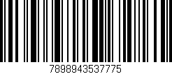 Código de barras (EAN, GTIN, SKU, ISBN): '7898943537775'