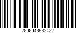 Código de barras (EAN, GTIN, SKU, ISBN): '7898943563422'