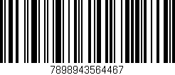 Código de barras (EAN, GTIN, SKU, ISBN): '7898943564467'