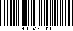 Código de barras (EAN, GTIN, SKU, ISBN): '7898943597311'